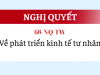 Nghị quyết số 68-NQ/TW ngày 4/5/2025 của Bộ Chính trị về phát triển kinh tế tư nhân